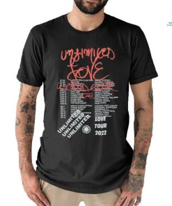 Official Red Hot Chili Peppers Unlimited Love World Tour T shirts