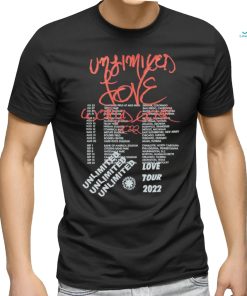 Official Red Hot Chili Peppers Unlimited Love World Tour T shirts