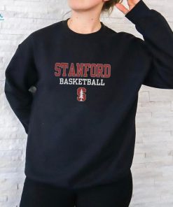 Official Stanford Cardinal Champion Basketball Stack Logo T Shirt