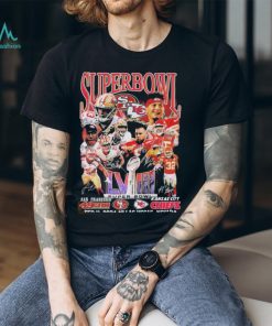 Official Super bowl lviiI san francisco 49ers vs Kansas city Chiefs feb 11 2024 at las vegas Nevada shirt