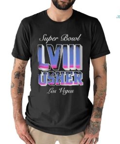 Official Super bowl lviiI usher 777 las vegas T shirt