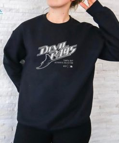 Official Tampa Bay Rays Authentic Collection Practice Performance Logo T Shirt