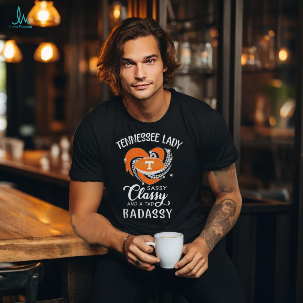 Official Tennessee Volunteers Lady Sassy Classy And A Tad Badassy Diamond Heart T Shirt Official Tennessee Volunteers Lady Sassy Classy And A Tad Badassy Diamond Heart T Shirt