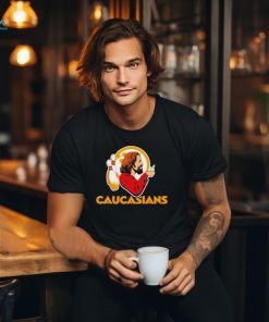 Official The Caucasians Bowling Logo T Shirt