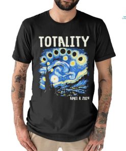 Official Total solar eclipse 2024 4 08 24 starry night painting shirt