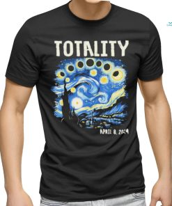 Official Total solar eclipse 2024 4 08 24 starry night painting shirt