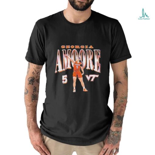 Official Virginia Tech Hokies Georgia Amoore 5 T Shirt