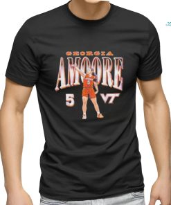 Official Virginia Tech Hokies Georgia Amoore 5 T Shirt