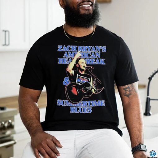 Official Zach Bryan American Head Break Summertime Blues T Shirt