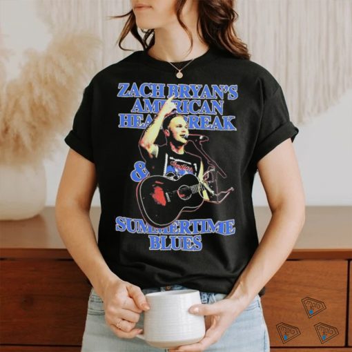 Official Zach Bryan American Head Break Summertime Blues T Shirt