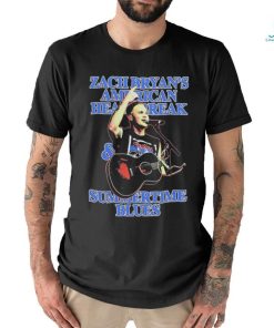 Official Zach Bryan American Head Break Summertime Blues T Shirt