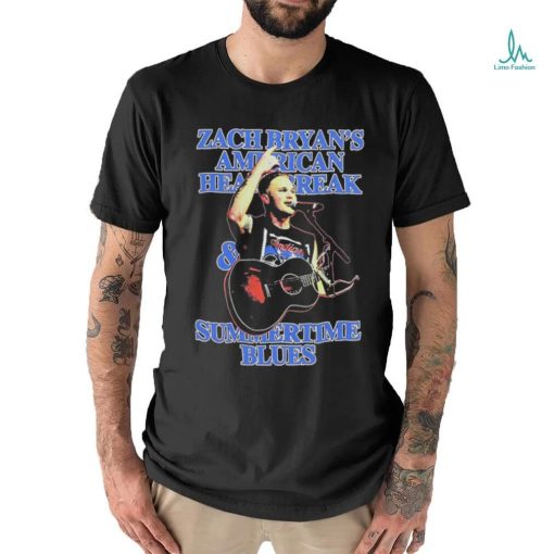 Official Zach Bryan American Head Break Summertime Blues T Shirt