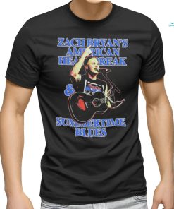 Official Zach Bryan American Head Break Summertime Blues T Shirt