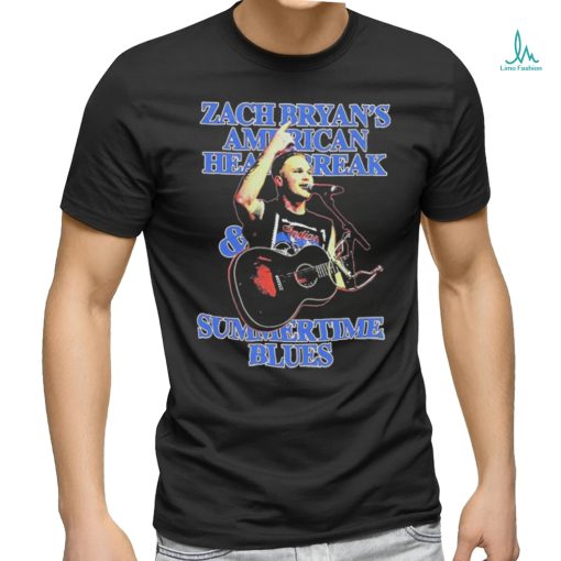 Official Zach Bryan American Head Break Summertime Blues T Shirt