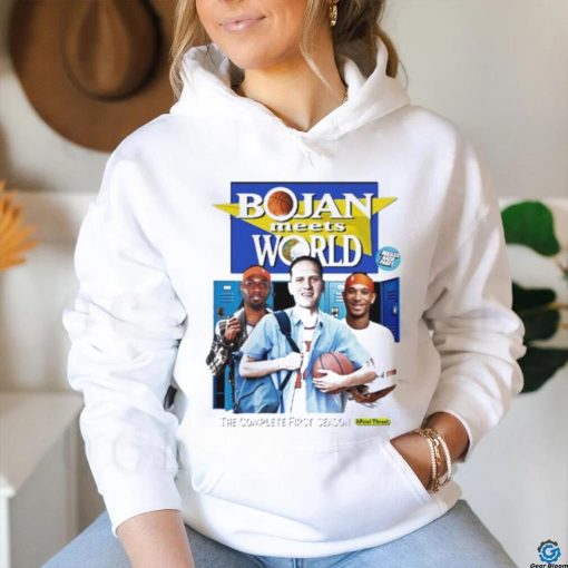 Official bojan Meets World The Complete First Season 3 Point Threat Shirt