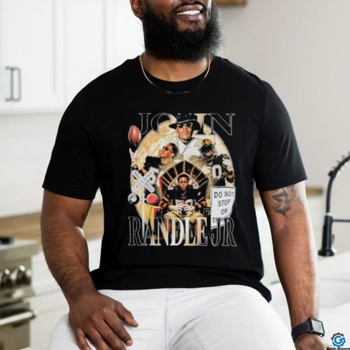 Official do Not Stop On Tracks John Randle Vintage Shirt