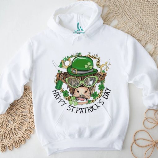 Official happy St Patrick’s Day – Highland Cow 2024 Shirt