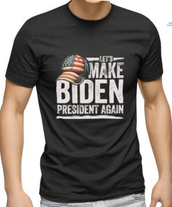 Official make Biden President Again – Patriotic American Flag Cap Shirt