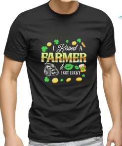 Official official Kissed A Farmer Got Lucky – Funny St Patrick’s Day Farmer Shirt