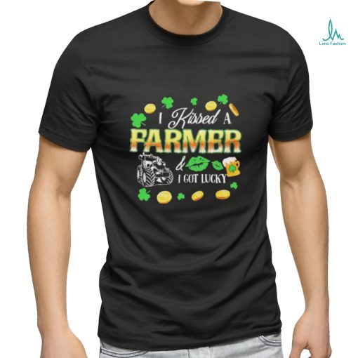 Official official Kissed A Farmer Got Lucky – Funny St Patrick’s Day Farmer Shirt