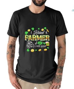 Official official Kissed A Farmer Got Lucky – Funny St Patrick’s Day Farmer Shirt