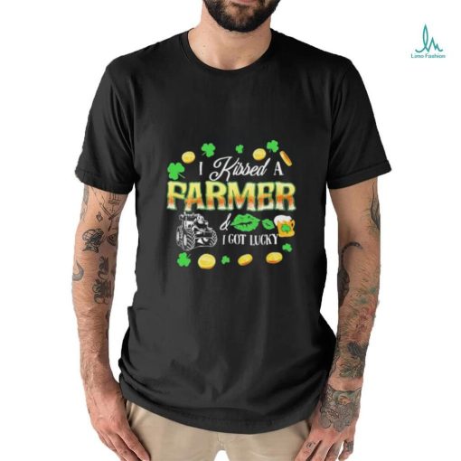 Official official Kissed A Farmer Got Lucky – Funny St Patrick’s Day Farmer Shirt