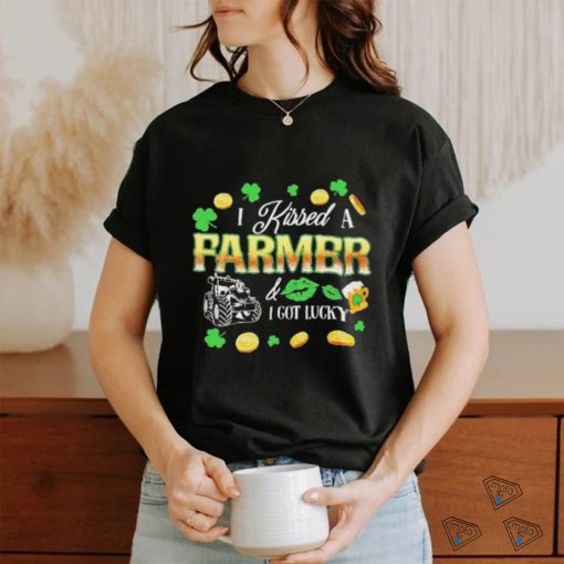Official official Kissed A Farmer Got Lucky – Funny St Patrick’s Day Farmer Shirt