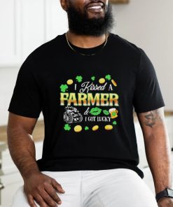 Official official Kissed A Farmer Got Lucky – Funny St Patrick’s Day Farmer Shirt