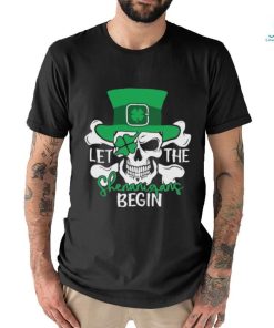 Official skull Let The Shenanigans Begin – St Patrick’s Day Shirt