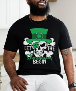 Official skull Let The Shenanigans Begin – St Patrick’s Day Shirt