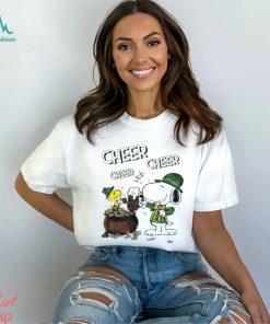 Official snoopy And Woodstock Cheer Cheer Beer St Patrick's Day Shirt