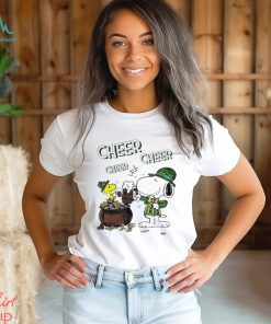 Official snoopy And Woodstock Cheer Cheer Beer St Patrick's Day Shirt