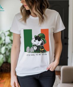 Official snoopy And Woodstock It's Cool To Be Irish St Patrick's Day Shirt