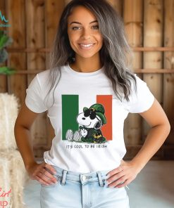 Official snoopy And Woodstock It's Cool To Be Irish St Patrick's Day Shirt