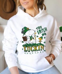 Official snoopy And Woodstock The Irish Are Luckin’ Good St Patrick’s Day Shirt