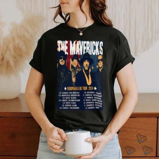 Official the Mavericks European & UK Tour 2024 Poster Shirt