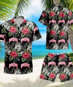 Ohio State Buckeyes Aloha Shirt Hawaiian Summer Hawaiian Shirt And Short