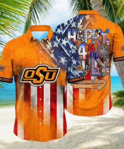 Oklahoma State Cowboys NCAA1 Independence Day Holidays Hawaiian Shirt For Men Women Gift