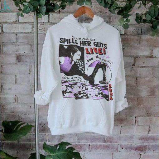 Olivia Rodrigo Spill her guts live Bad idea right 2024 album cover shirt