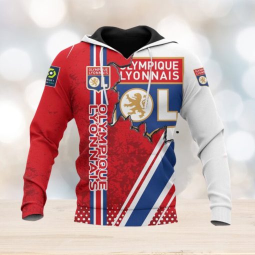 Olympique Lyonnais Printing Hoodie, For Men And Women