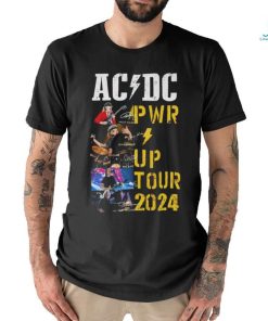 Original Acdc World Tour 2024 Pwr Signatures shirt