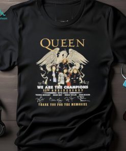 Original Queen We Are The Champions 55th Anniversary 1970 – 2025 Thank You For The Memories T Shirt