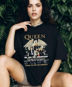 Original Queen We Are The Champions 55th Anniversary 1970 – 2025 Thank You For The Memories T Shirt