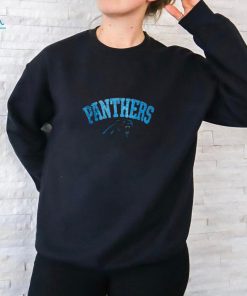 Outerstuff Nfl Youth Girls Carolina Panthers Show Love Sequin Logo V Neck T Shirt