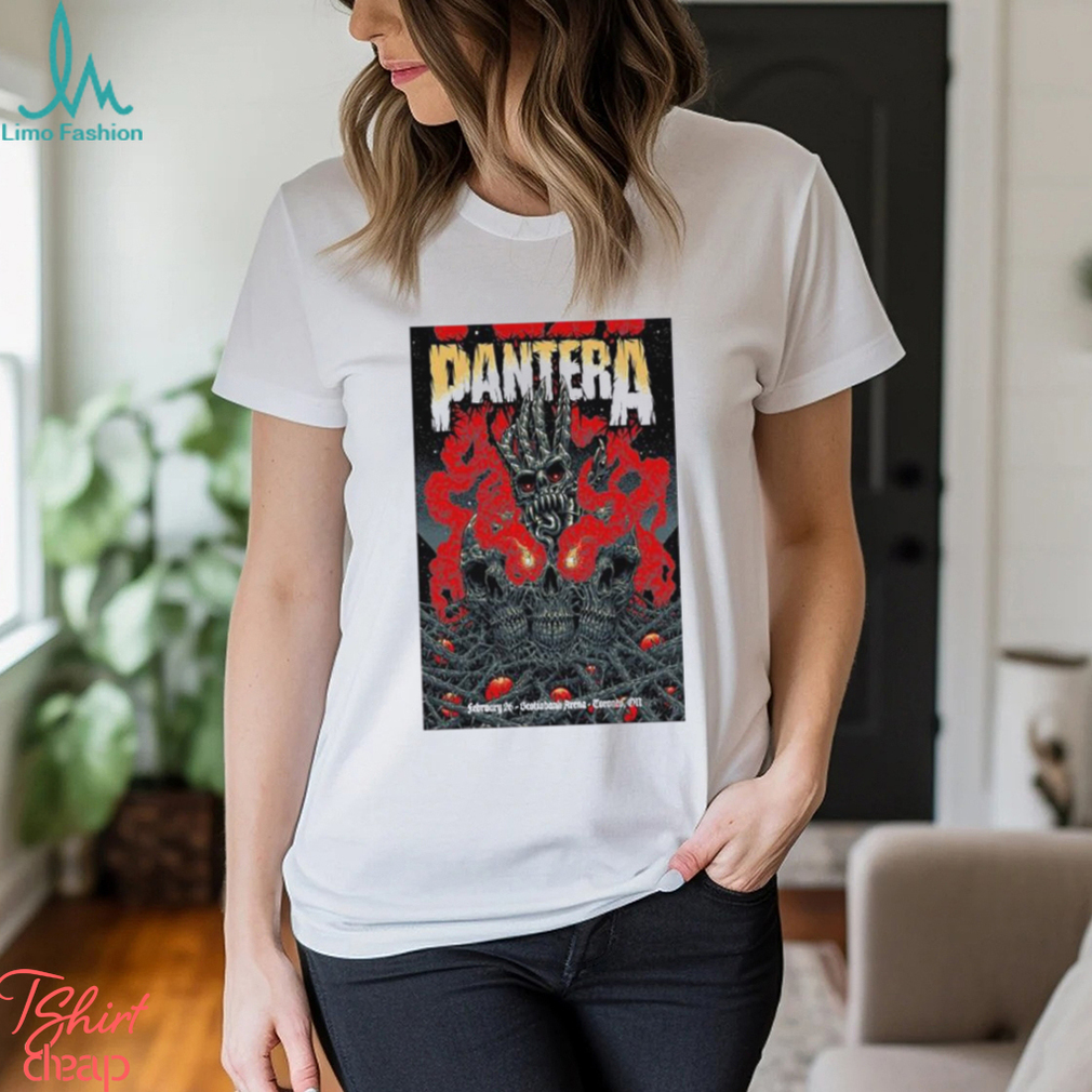 Pantera Scotiabank Arena Toronto ON Event February 26 2024 Poster Shirt Pantera Scotiabank Arena Toronto ON Event February 26 2024 Poster Shirt