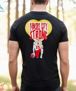 Patrick Mahomes kneel Kansas City Strong shirt