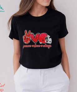 Peace Love Chiefs Football Team shirt
