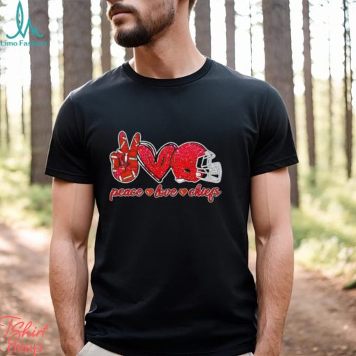 Peace Love Chiefs Football Team shirt