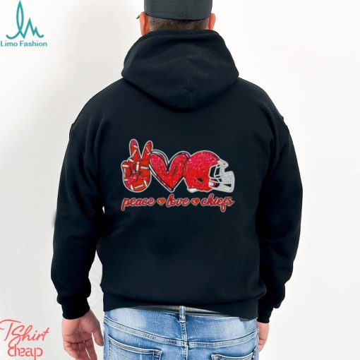 Peace Love Chiefs Football Team shirt