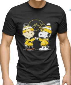 Peanuts Charlie Brown And Snoopy Friends Iowa Hawkeyes Basketball Shirt